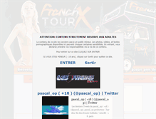 Tablet Screenshot of frenchxtour.com